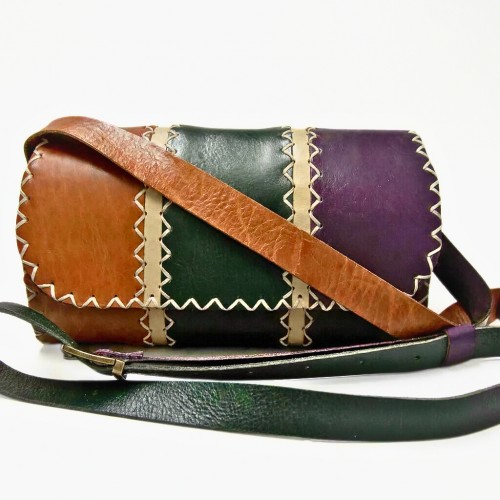 93-a - El işi Deri Çanta