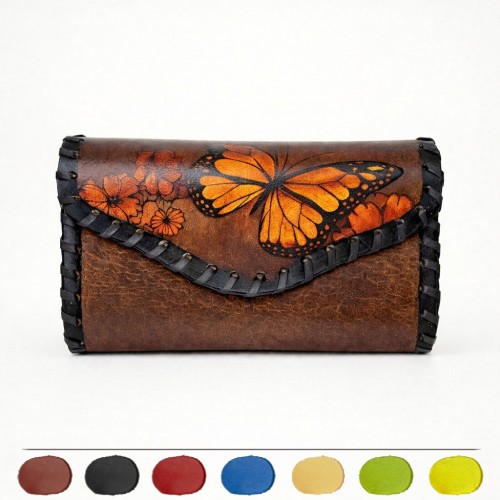 1-a - El Yapımı Deri El Cüzdanı