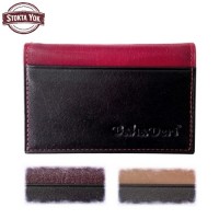 Deri Kartlık 4405 - Karışık Renkli - 8 Bölmeli Deri Küçük Kartlık